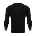 Koszulka termoaktywna Alpinus Tactical Base Layer czarno-szara M GT43219 M