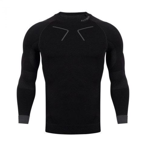 Koszulka termoaktywna Alpinus Tactical Base Layer czarno-szara M GT43219 M Koszulka termoaktywna Alpinus Tactical Base Layer czarno-szara M GT43219 M