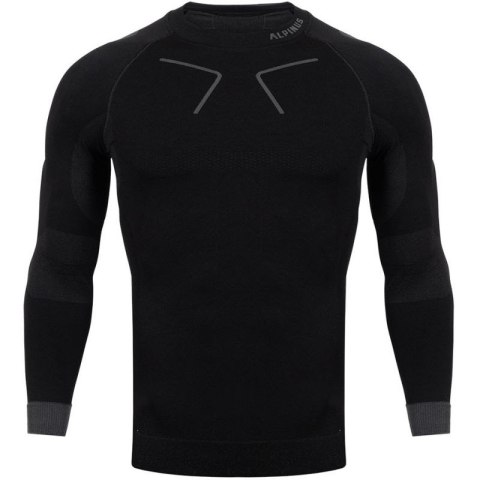 Koszulka termoaktywna Alpinus Tactical Base Layer czarno-szara M GT43219 M Koszulka termoaktywna Alpinus Tactical Base Layer czarno-szara M GT43219 M
