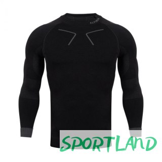 Koszulka termoaktywna Alpinus Tactical Base Layer czarno-szara M GT43219 S