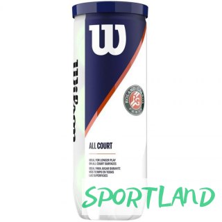 Piłki do tenisa ziemnego Wilson Roland Garros All Court 3 szt. WRT126400 N/A
