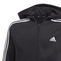 Bluza adidas Essentials 3S Full-zip Hoodie Jr GQ8900 116 cm