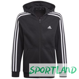 Bluza adidas Essentials 3S Full-zip Hoodie Jr GQ8900 140 cm