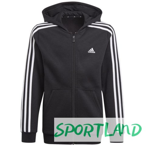 Bluza adidas Essentials 3S Full-zip Hoodie Jr GQ8900 164 cm Bluza adidas Essentials 3S Full-zip Hoodie Jr GQ8900 164 cm