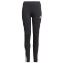 Legginsy adidas D2M 3 Stripes Tight Jr GN1453 164 cm