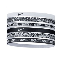 Opaski na głowę Nike Printed Hairbands 6-pak W N0002545-176 OSFM