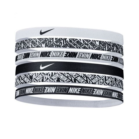 Opaski na głowę Nike Printed Hairbands 6-pak W N0002545-176 OSFM