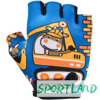 Rękawiczki rowerowe Meteor Teddy Builder Junior 26184-26185-26186 S
