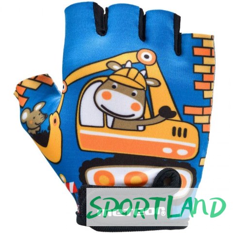 Rękawiczki rowerowe Meteor Teddy Builder Junior 26184-26185-26186 S Rękawiczki rowerowe Meteor Teddy Builder Junior 26184-26185-26186 S