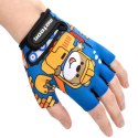 Rękawiczki rowerowe Meteor Teddy Builder Junior 26184-26185-26186 S