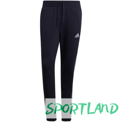 Spodnie adidas Essentials Fleece Tapered Cuff 3-Band M GK8823 S Spodnie adidas Essentials Fleece Tapered Cuff 3-Band M GK8823 S