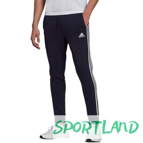 Spodnie adidas Essentials Fleece Tapered Cuff 3-Band M GK8823 S Spodnie adidas Essentials Fleece Tapered Cuff 3-Band M GK8823 S