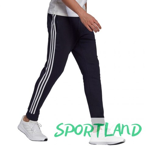 Spodnie adidas Essentials Fleece Tapered Cuff 3-Band M GK8823 S Spodnie adidas Essentials Fleece Tapered Cuff 3-Band M GK8823 S