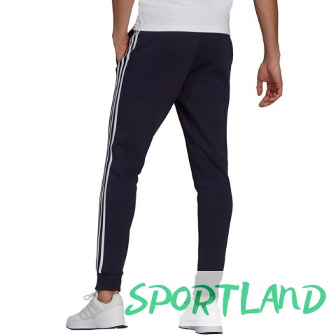 Spodnie adidas Essentials Fleece Tapered Cuff 3-Band M GK8823 S Spodnie adidas Essentials Fleece Tapered Cuff 3-Band M GK8823 S