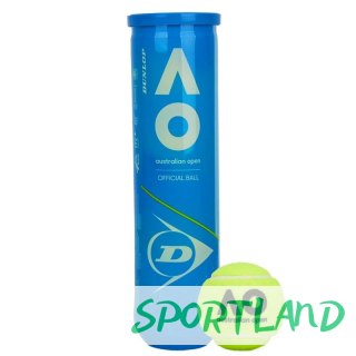 Piłka tenisowa Dunlop Australian Open 4 szt AUO1 żółty