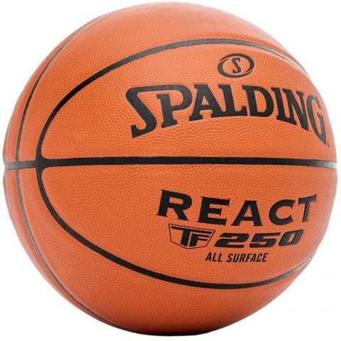 Piłka do koszykówki Spalding React TF-250 76803Z 5 Piłka do koszykówki Spalding React TF-250 76803Z 5