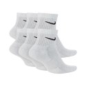 Skarpety Nike Everyday Cushion Ankle 6Pak SX7669-100 M ( 38 - 42 )