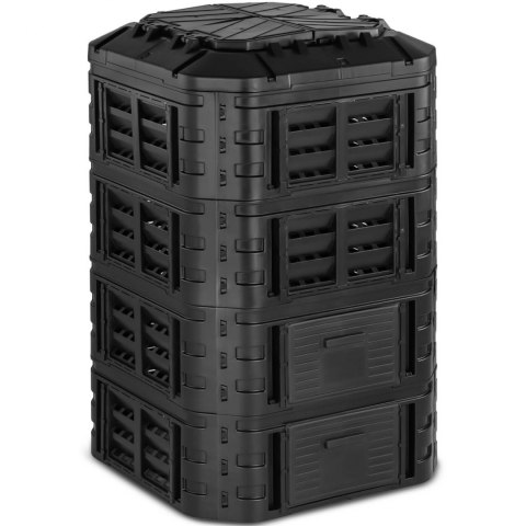Kompostownik modułowy do ogrodu na odpadki organiczne 90 x 90 x 145 cm 1120 l Kompostownik modułowy do ogrodu na odpadki organiczne 90 x 90 x 145 cm 1120 l