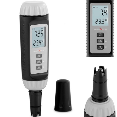 Kwasomierz miernik tester pH temperatury cieczy elektroniczny LCD 0-14 0-60C Kwasomierz miernik tester pH temperatury cieczy elektroniczny LCD 0-14 0-60C