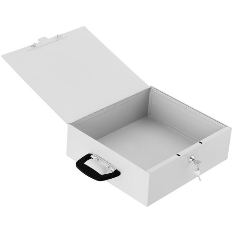 Sejf kasetka metalowa na dokumenty zamykana na klucz 350 x 320 x 110 mm DIN A5 Sejf kasetka metalowa na dokumenty zamykana na klucz 350 x 320 x 110 mm DIN A5