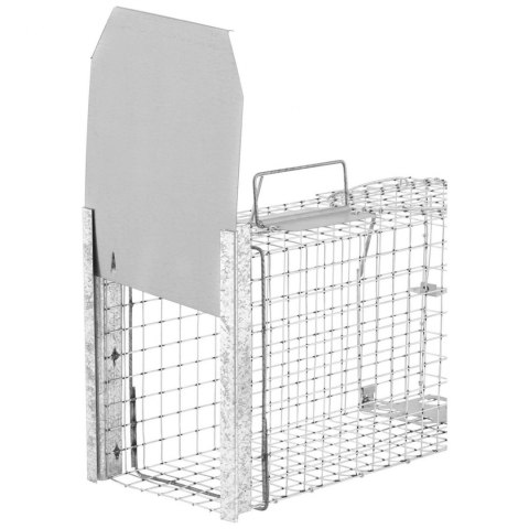 Żywołapka pułapka łapka na szczury kuny zatrzaskowa jednostronna 500x200x270 mm ZESTAW Żywołapka pułapka łapka na szczury kuny zatrzaskowa jednostronna 500x200x270 mm ZESTAW