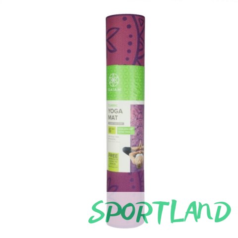 Mata do Jogi Gaiam Premium Athenian Rose 6 mm 63958 N/A Mata do Jogi Gaiam Premium Athenian Rose 6 mm 63958 N/A