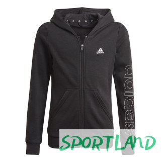 Bluza adidas Essentials Logo Full-Zip Hoodie Jr GN4050 128 cm