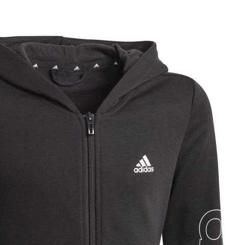 Bluza adidas Essentials Logo Full-Zip Hoodie Jr GN4050 128 cm Bluza adidas Essentials Logo Full-Zip Hoodie Jr GN4050 128 cm