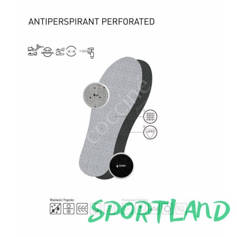 Wkładki do butów Coccine Antiperspirant Perforated DA0213 43 Wkładki do butów Coccine Antiperspirant Perforated DA0213 43