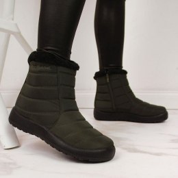 Śniegowce wodoodporne na zamek NEWS W EVE181D khaki 40