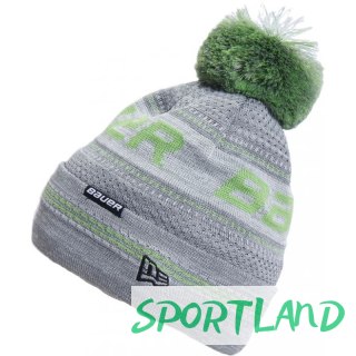 Czapka zimowa Bauer NE Pom Knit Jr 1059442 czarny