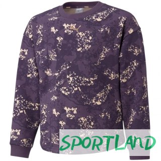 Bluza Puma Alpha AOP Crew FL Jr 589241 16 152cm