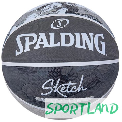 Piłka do koszykówki Spalding Sketch Jump Ball 84382Z 7 Piłka do koszykówki Spalding Sketch Jump Ball 84382Z 7