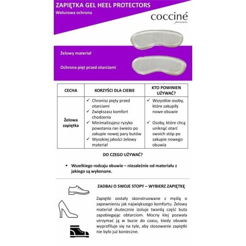 Zapiętka żelowa Coccine DA0288 L/XL Zapiętka żelowa Coccine DA0288 L/XL