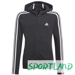 Bluza adidas Essentials 3S Full-zip Hoodie Jr GQ8356 134 cm