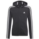 Bluza adidas Essentials 3S Full-zip Hoodie Jr GQ8356 134 cm