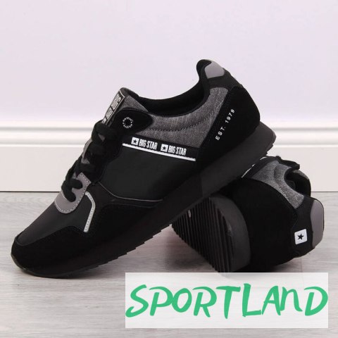 Buty sportowe Big Star M JJ174145 czarne 44 Buty sportowe Big Star M JJ174145 czarne 44