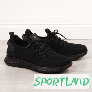Buty sportowe tekstylne NEWS M EVE266A czarne 41
