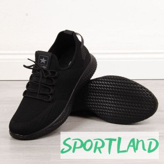 Buty sportowe tekstylne NEWS M EVE266A czarne 41