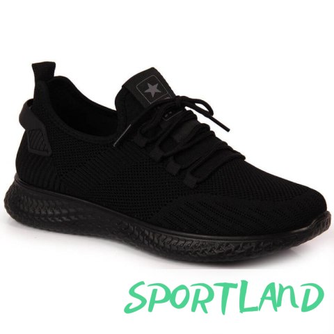 Buty sportowe tekstylne NEWS M EVE266A czarne 41 Buty sportowe tekstylne NEWS M EVE266A czarne 41