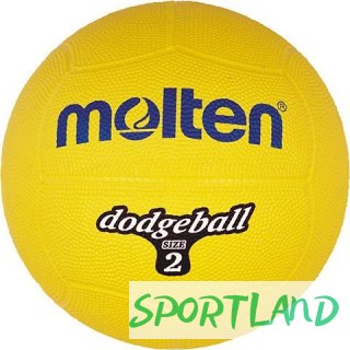 Piłka Molten DB2-Y dodgeball size 2 HS-TNK-000009306 N/A