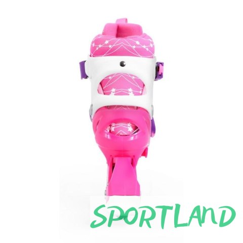 Zestaw SMJ Sport Combo Pink LED: 2w1 wrotko-rolki HS-TNK-000009549 26-29 Zestaw SMJ Sport Combo Pink LED: 2w1 wrotko-rolki HS-TNK-000009549 26-29