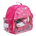 Zestaw SMJ Sport Combo Pink LED: 2w1 wrotko-rolki HS-TNK-000009549 26-29