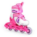 Zestaw SMJ Sport Combo Pink LED: 2w1 wrotko-rolki HS-TNK-000009549 30-33 Zestaw SMJ Sport Combo Pink LED: 2w1 wrotko-rolki HS-TNK-000009549 30-33