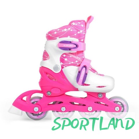 Zestaw SMJ Sport Combo Pink LED: 2w1 wrotko-rolki HS-TNK-000009549 30-33 Zestaw SMJ Sport Combo Pink LED: 2w1 wrotko-rolki HS-TNK-000009549 30-33
