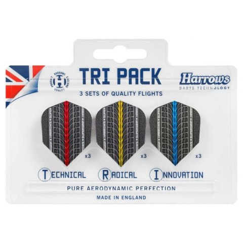 Piórka Harrows Tri Pack Supergrip 3x3 HS-TNK-000013294 N/A