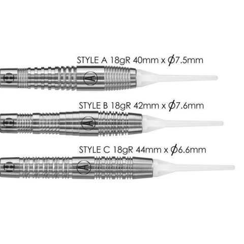 Rzutki Harrows Aero 90% Softip HS-TNK-000013264 18 gR B. Rzutki Harrows Aero 90% Softip HS-TNK-000013264 18 gR B.