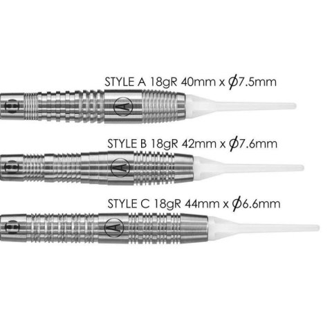 Rzutki Harrows Aero 90% Softip HS-TNK-000013264 18 gR B. Rzutki Harrows Aero 90% Softip HS-TNK-000013264 18 gR B.