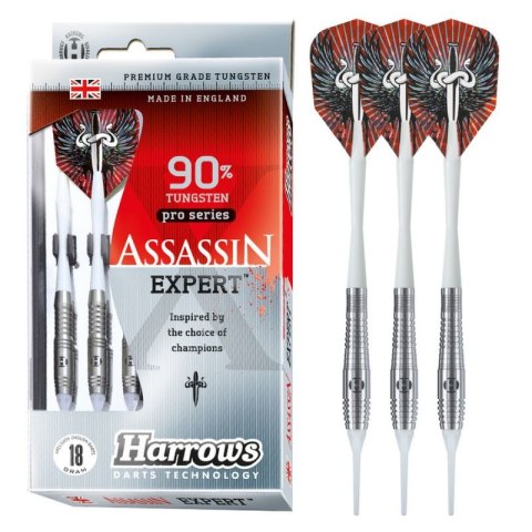 Rzutki Harrows Assassin Expert 90% Softip HS-TNK-000013220 AX1 Rzutki Harrows Assassin Expert 90% Softip HS-TNK-000013220 AX1
