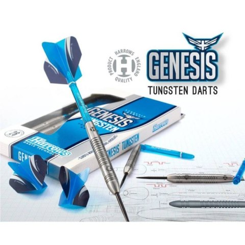 Rzutki Harrows Genesis Tungsten Steeltip HS-TNK-000013288 23 gR Rzutki Harrows Genesis Tungsten Steeltip HS-TNK-000013288 23 gR